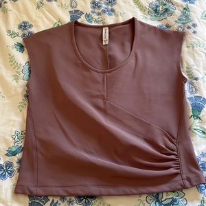 Athleta Ballet Wrap Top Size M New
